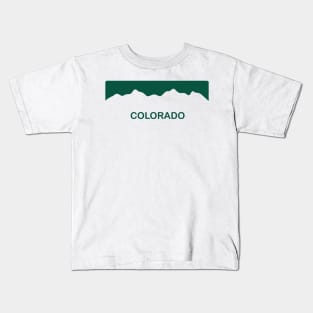 Colorado License Plate Kids T-Shirt